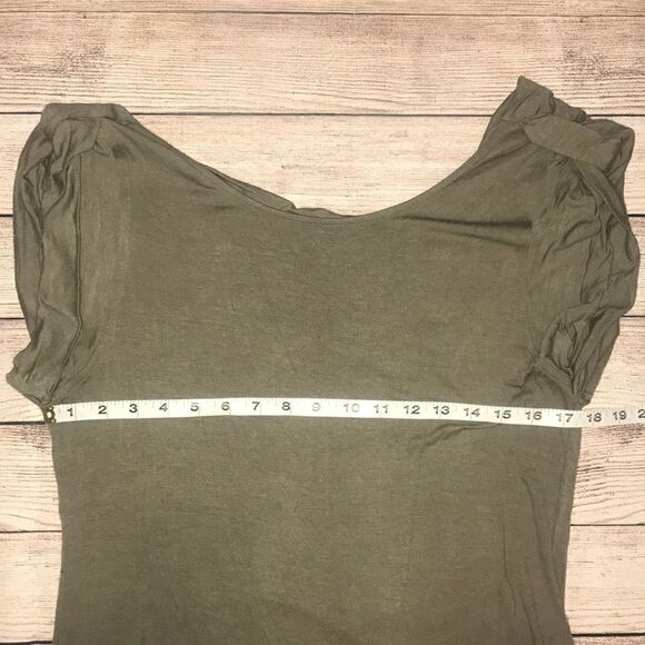 Seven7 Oversized T-Shirt Dress Draped Back - Picture 8 of 8